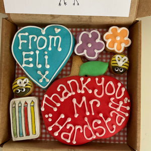 Teacher Apple Thank you Cookie Box