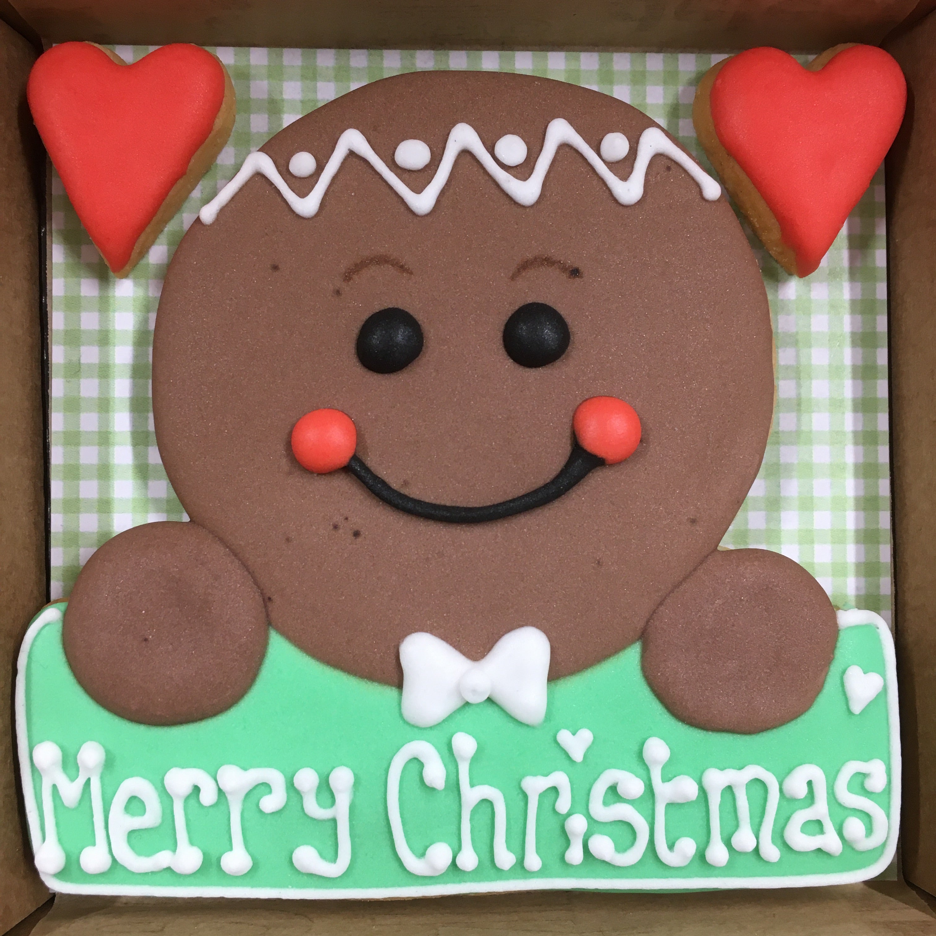 Christmas Gingerbread Boy Cookie