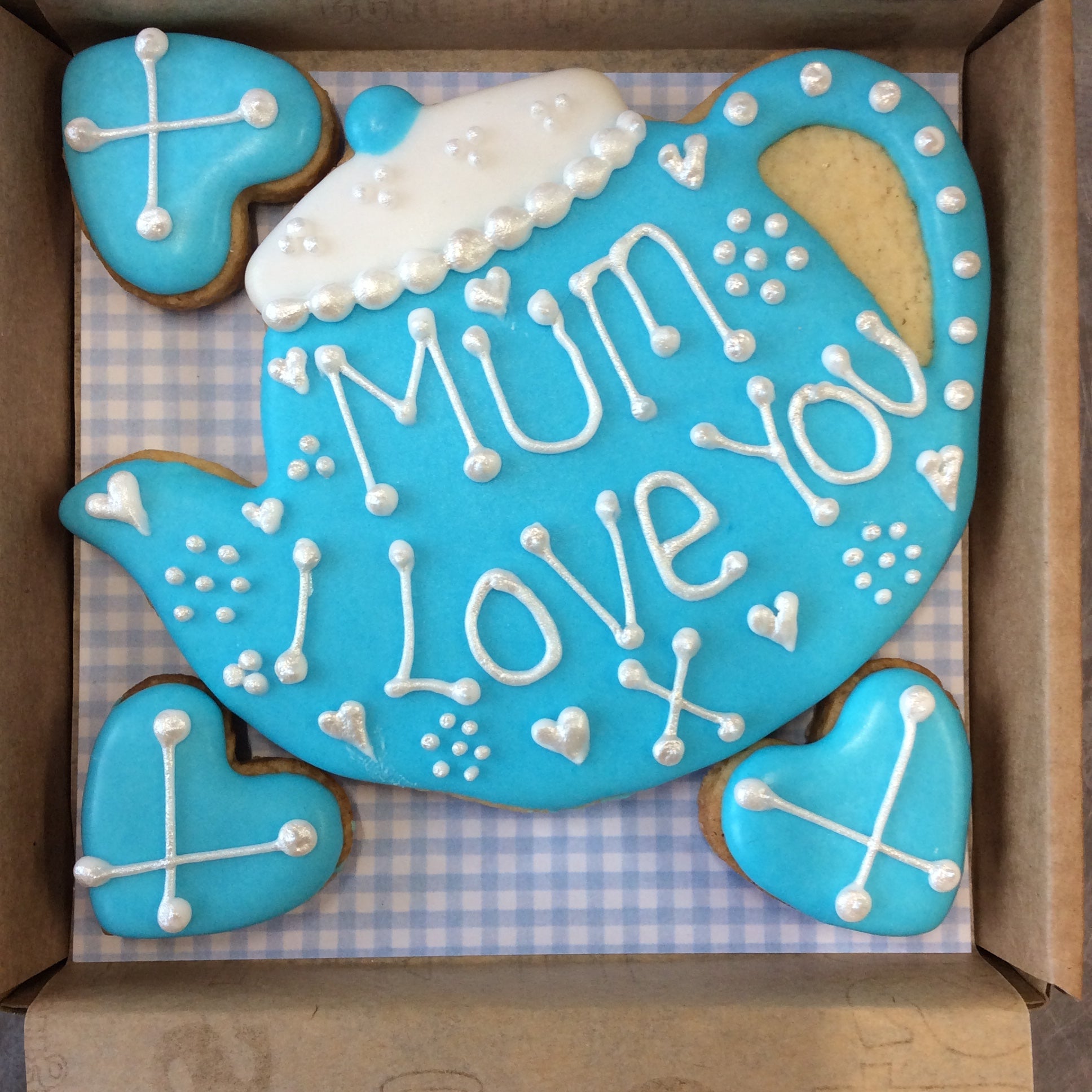 Mothers Day / Mothering Sunday / Mum Teapot Cookie Box