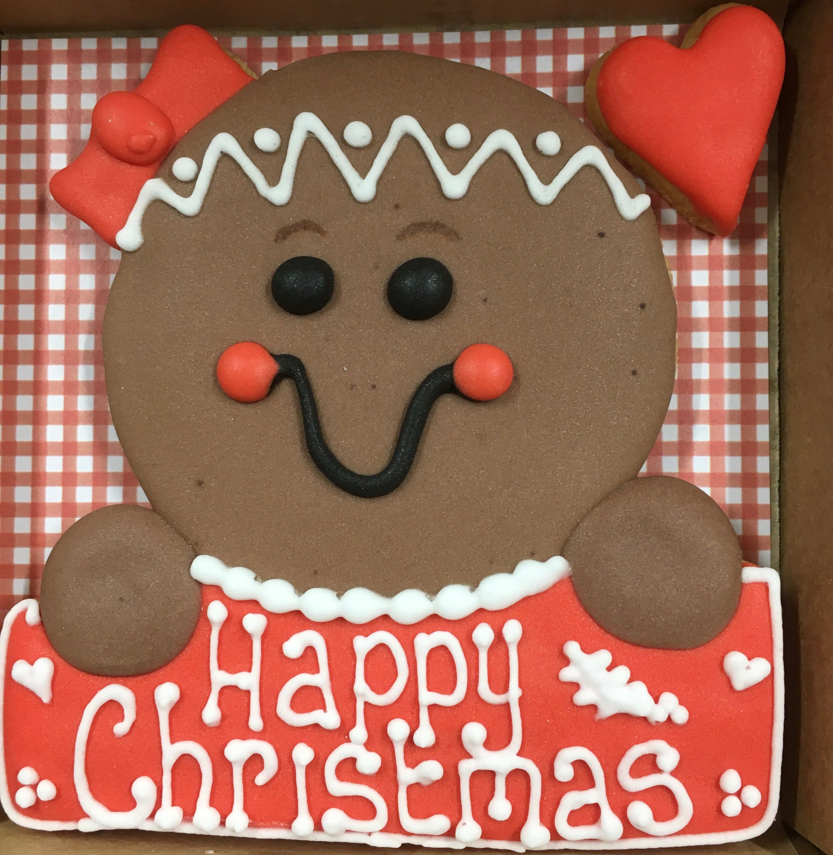 Christmas Gingerbread Girl Cookie