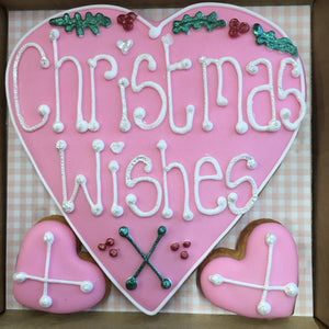Christmas Loveheart Cookie Box